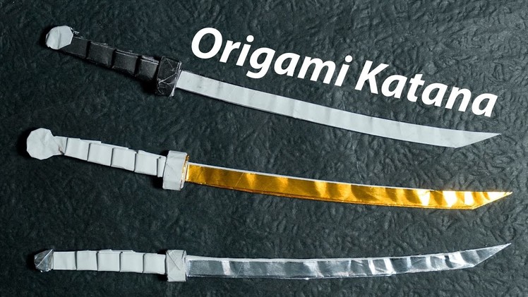 Paper Sword - Origami Katana 4.0 Tutorial - DIY (Henry Phạm)
