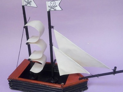 Pirates Ship | Newspaper craft -Tutorial