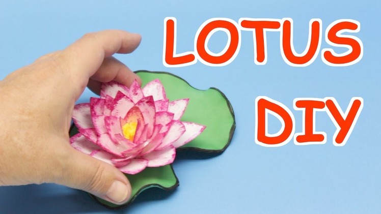 Plastic Bottle Craft Ideas: How to Make Lotus Flowers from Plastic Bottles