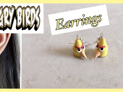 Quilling Angry Bird Earrings. DIY. Angry Bird Craft | Priti Sharma