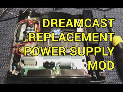 Sega Dreamcast DIY Replacement Power Supply PSU Jpn - YouTube