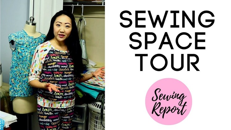SEWING ROOM TOUR | Legit Honest Craft Room | SEWING REPORT