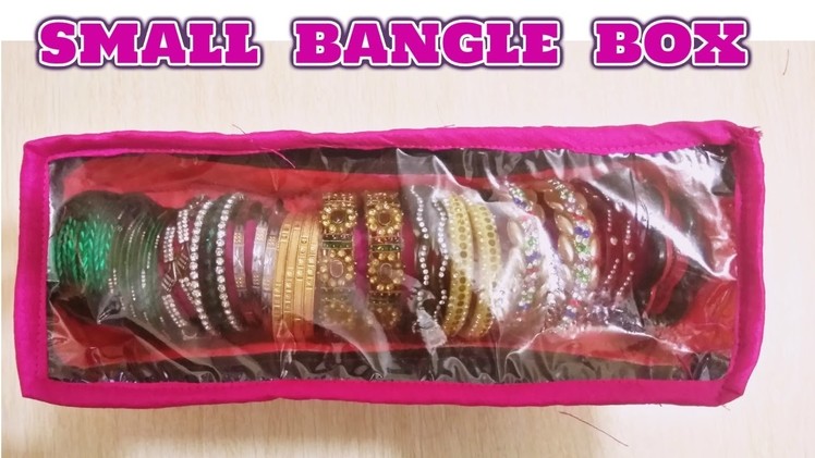 Small bangle box.Diy.hindi tutorial.make at home.magical hands.