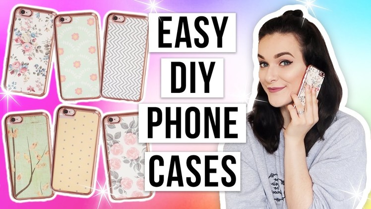 SUPER Cheap & Easy DIY Phone Cases!! | ohhitsonlyalice