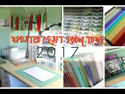 Updated Craft Room Tour | New Additions | Storage Ideas