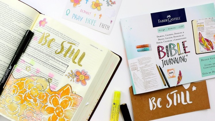 Using the Bible Journaling Kit by Faber Castell Design Memory Craft