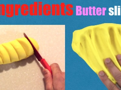 2 Ingredients Butter Slime No Glue,Face mask or Borax- Slime 2 Ways