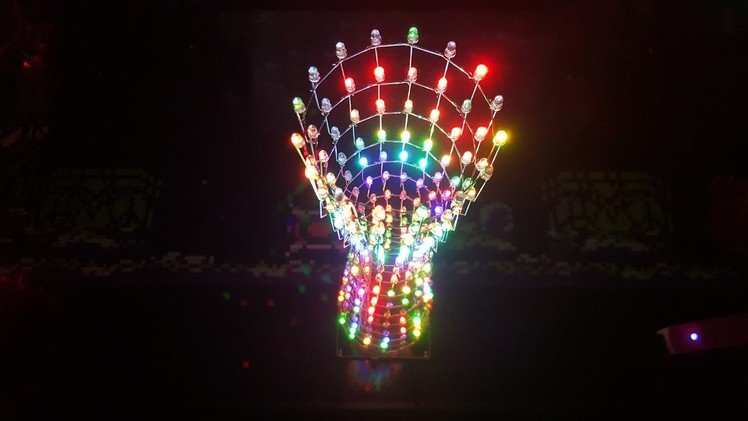 Building the Canton LED Tower DIY Kit from eBay - part 2 - the LED layers
