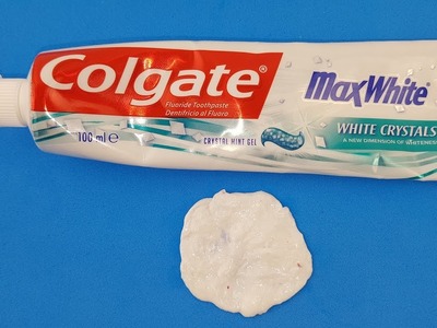 Colgate Toothpaste Slime That Works!! - Easy 1 Ingredient Slime