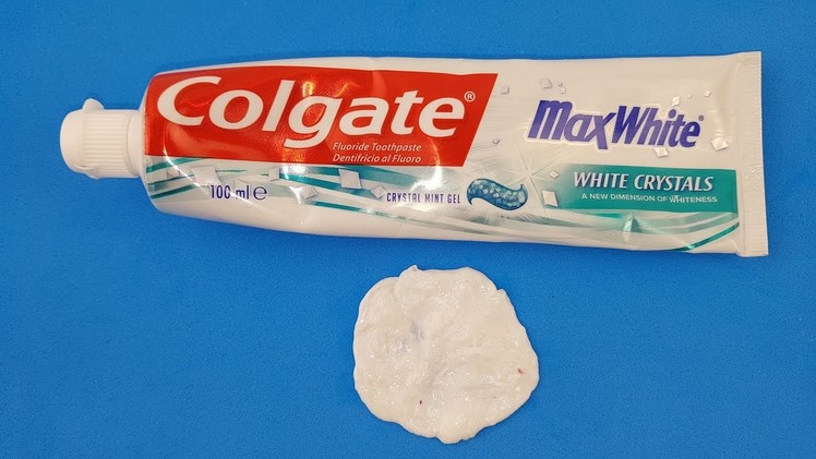 Colgate Toothpaste Slime That Works!! - Easy 1 Ingredient Slime