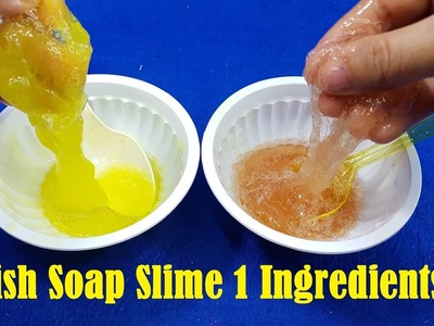 Dish Soap Slime 1 Ingredients!! Easy Slime 1 Ingredients