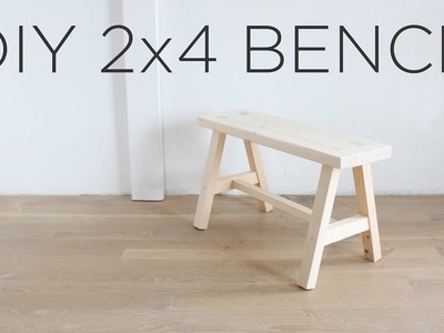 DIY 2x4 Bench | The Two 2x4 Challenge