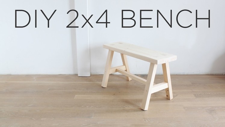 DIY 2x4 Bench | The Two 2x4 Challenge