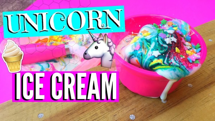 DIY 3 Ingredient Unicorn Ice Cream.EliseLife