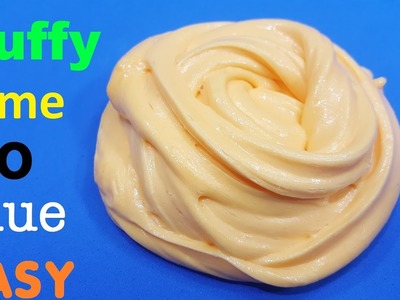 DIY Fluffy Slime No Glue ! How To Make Slime Fluffy without Glue with shaving cream