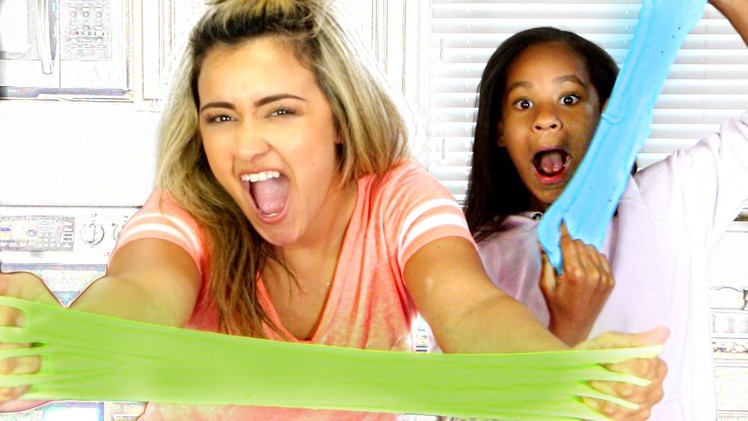 DIY FLUFFY SLIME with GAIN laundry detergent!!