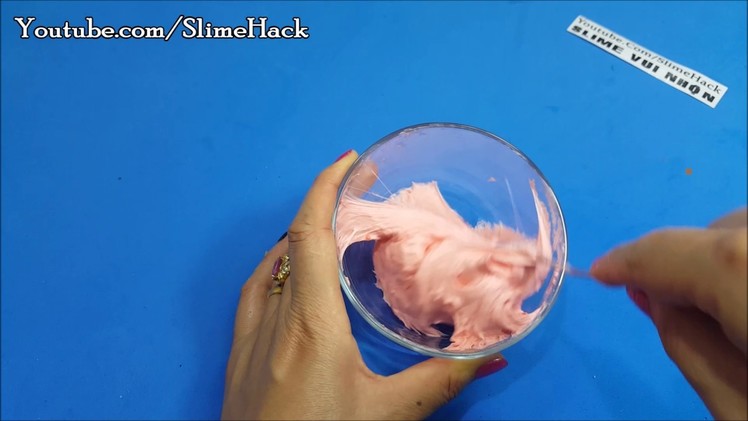 Diy Fluffy Slime With Salt ! How To Make Slime Without Glue Or Borax
