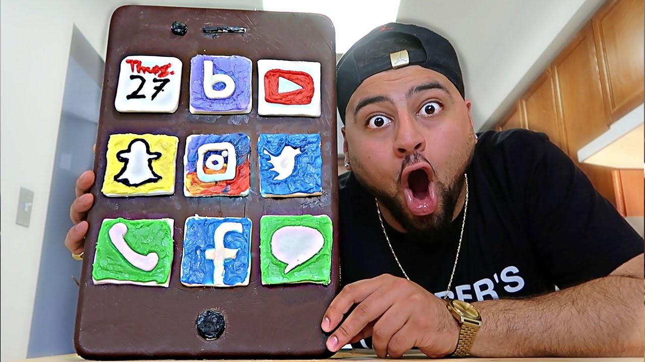 DIY GIANT CHOCOLATE IPHONE!!, My Crafts and DIY Projects