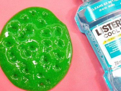 DIY Listerine Slime With Water Salt No Glue or Borax