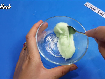 Diy slime only Hand Wash and baking Soda No Glue ! Slime two ingredicent
