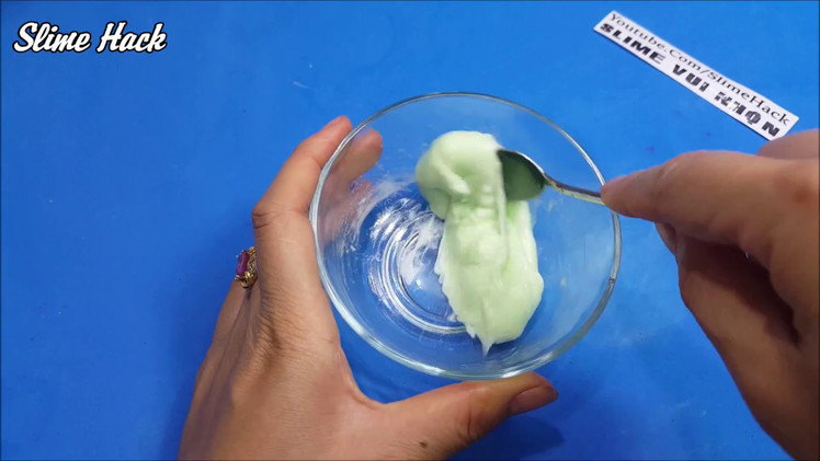 Diy slime only Hand Wash and baking Soda No Glue ! Slime two ingredicent