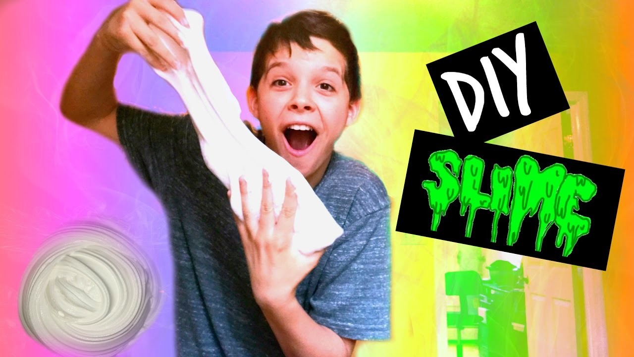 how to make slime without glue and activator and shaving cream