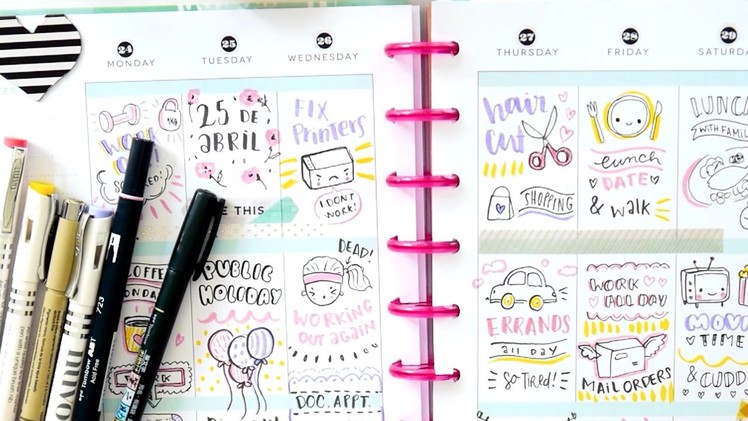 Doodle with me! Memory keeping in the Happy Planner