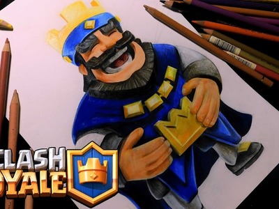 Drawing King Of Clash Royale  |SpeedPaint |  como dibujo el rey de clash royale