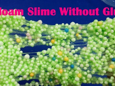 Floam Slime Without Glue or Borax!!DIY Slime Recipe