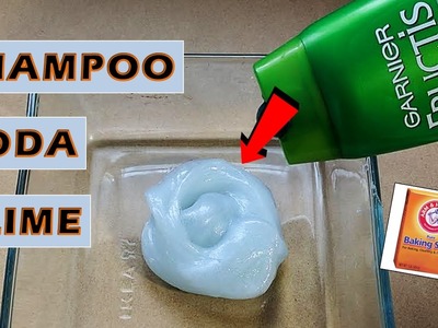 FRUCTIS INSTANT DIY SHAMPOO SLIME with Baking Soda (Salt) | Fluffy Slime without Shaving Cream