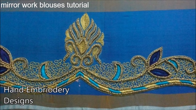 Hand embroidery designs,hand embroidery designs for beginners,maggam work blouse designs for wedding