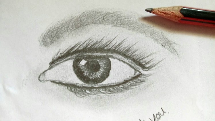 How to draw Realistic Eyes Easy Step by Step | Art Drawing Tutorial