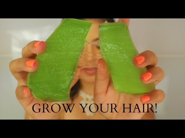 How To Grow Your Hair Using Aloe Vera  D.I.Y