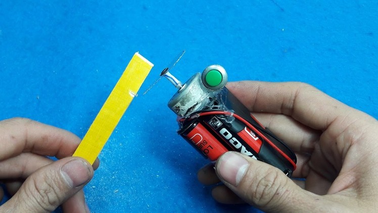 How to Make a Battery Powered Mini Cutting Tool