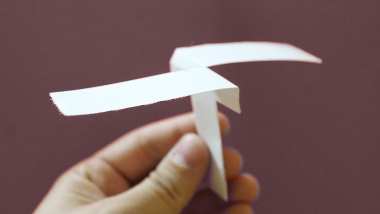 HOW TO MAKE A PAPER HELICOPTER
