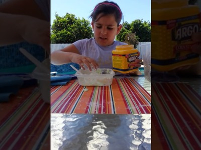 How to make butter slime with only cornstarch,  shampoo, and lotion