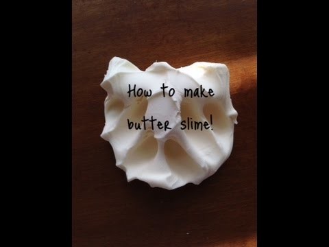 How to make butter slime WITHOUT GLUE, CLAY, or BORAX!!