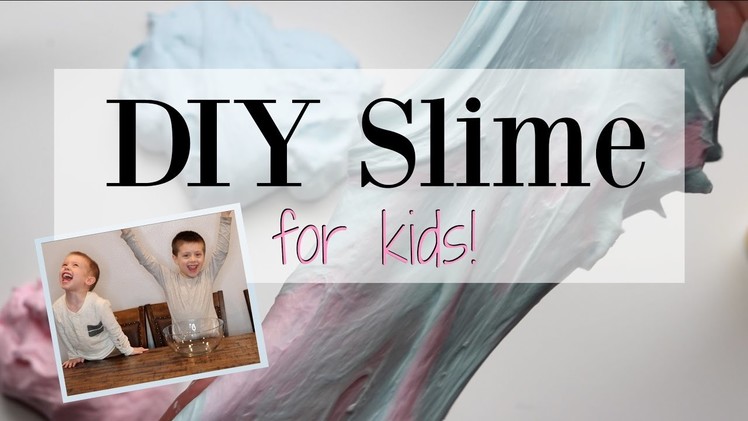 How To Make DIY Fluffy Slime for Kids - Slime 101 ♡ NaturallyThriftyMom