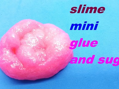 How To Make Slime Fluffy Easy Just glue and sugar !