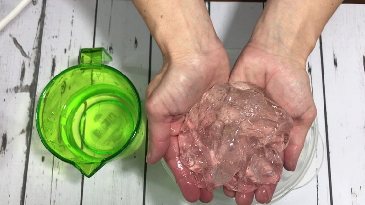 Make Crystal Clear Slime INSTANTLY!