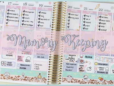 Memory Keeping Plan With Me: Glam Planner September Mystery Kit