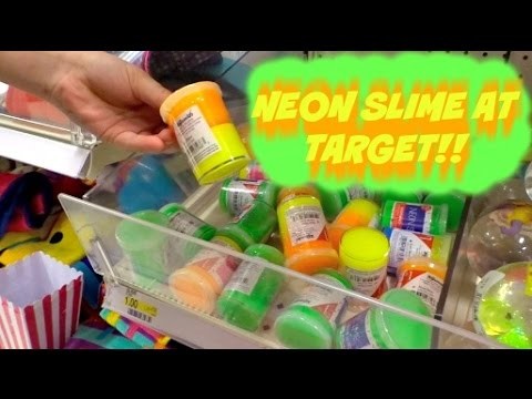 NEW NEON SLIME AT TARGET FOR $1!!!!