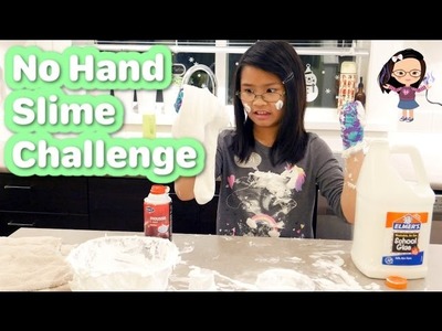 NO HAND SLIME MAKING CHALLENGE ???????????? | Giveaway Winners Announcement
