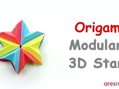 Origami 3D Modular Star (easy - modular)
