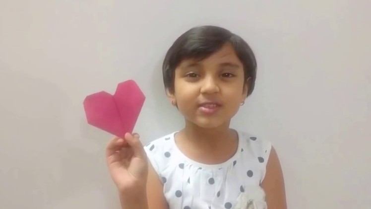 Origami Heart for Kids, Learn Easy and Step by Step Origami for Kids under 5