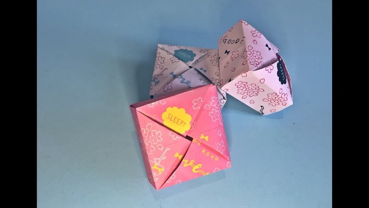 ORIGAMI 折り紙 摺紙教學 - Gift Box はこ 禮物盒