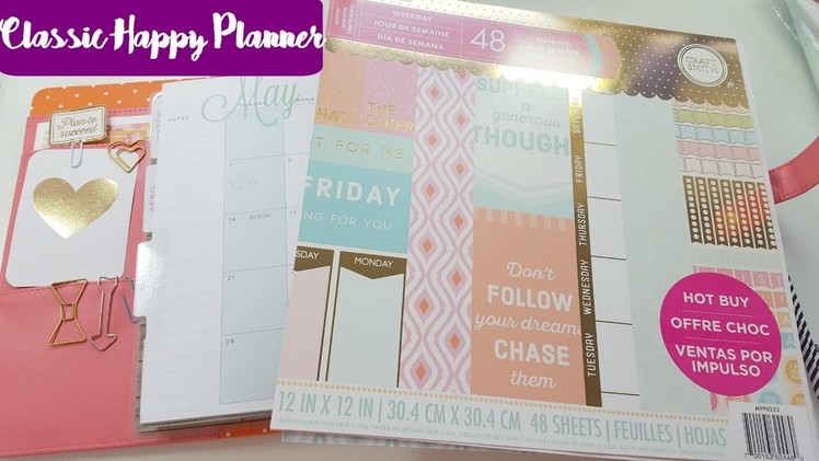 Plan With Me | Classic Happy Planner | May Monthly