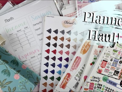 Planner Haul! | Sweet Kawaii Design, Let’s Plan It, Michaels and more!