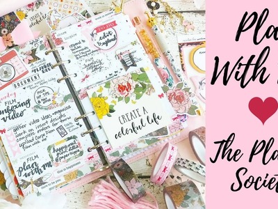 Planner Society Plan With Me | Webster's Pages Horizontal Inserts