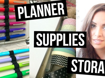 Planner Supplies Collection & Storage: Minimalist Edition!